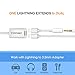 iPhone 7 Splitter & Lightning Splitter iPhone 7 Adapter Dual Lightning Adapter Headphone Jack Audio and Charge Cable Adapter for iPhone 7 / 7 Plus (Support iOS 10.3 and later)TOPGO - White