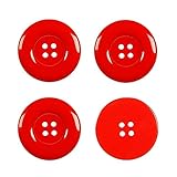 YAKA 50pcs 4 Holes Round Sewing Resin