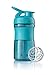 BlenderBottle SportMixer Tritan Grip Shaker Bottle, Teal/Teal, 20-Ounce