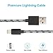 Cordify VRJ-78 Certified Lightning to USB Cord for iPhone iPad iPod, 5 Piece