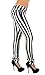 Black & White Striped Classic Sexy Skinny & Bootcut Jeans Junior & Plus Size