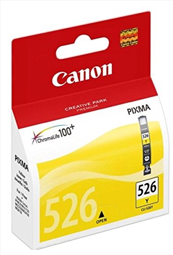 Canon Originaltinte CLI-526 Y, Groesse Standard, Gelb, Plastikverpackung (alte Version)