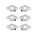 Eowpower 6 Pieces Aluminum SHF12 Size 12 mm Linear Rod Rail Shaft Support Motion