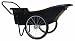 Polar Trailer 8376 Utility Cart, 60 x 27 x 32-Inch 400 Lbs Load Capacity 10 Cubic Feet Tub Spoked-Wheel Tires Rugged Hauling Design, Black primary