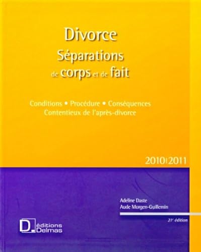 Download Divorce : Séparations de corps et de fait (1Cédérom) PDF