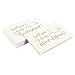 12-Pack Bridesmaid Cards - Bridesmaid Proposal Set for Weddings, Bridal Showers, Maid of Honor Invitations, White with Gold Lettering, 2 Designs - 4 x 6 inches