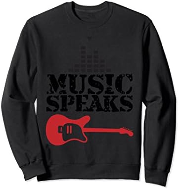 Unisex Music Speaks Guitar Equalizer Sound T-Shrit Musician Gift Small Black