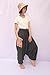 ChiangmaiThaiShop 100% Cotton Baggy Boho Aladin Yoga Harem Pants