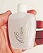Lourdes Holy Water Plastic Bottle Filled with Authentic Holy Water from the Grotto, White with Golden Writings and Drawings