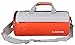 MIER Barrel Travel Sports Bag Small Gym Bag with Shoes Compartment 16inches(Orange)