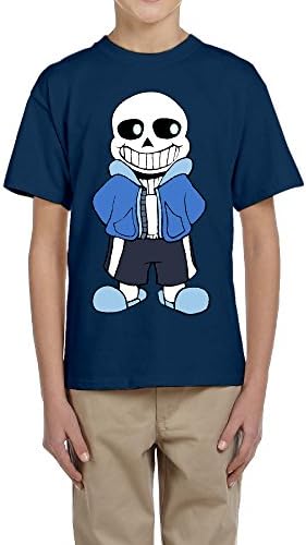 KSING Kid's Game Undertale Sans T-shirt Navy XL