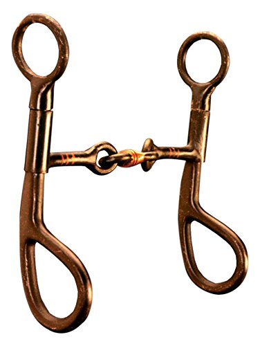 Colorado Saddlery The Steel Tear Drop Cheek Training Bit (3 Piece), Black