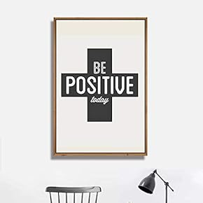Framed Canvas Wall Art for Living Room, Bedroom Quotes Canvas Prints for Modern Home Decoration Ready to Hang - 16"x24" inches
