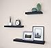 Ballucci Modern Floating Wall Shelves, Set of 3 Wood Wall Mount Ledges for Living Room, Bedroom, Nursery, Bathroom, Kitchen, Office; 12