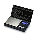 American Weigh Scales AWS-600-BLK Digital Personal Nutrition Scale, Pocket Size, Black