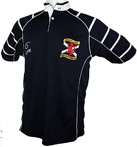 LFR Malham Siilky Sullivan Collection Short Sleeve Tartan Terror Rugby Jersey (XXL)