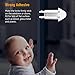 MITERL Sliding Door Locks for Baby Safety, Baby Safety Sliding Door Locks,Baby Sliding Window Locks,4 Pack Childproof Locks for Sliding Cabinet Cupboard Windows Door,White