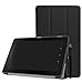 JUSUN Case for Amazon Fire 7 2015, ultra-thin Smart stand Case Cover With Stylus For Amazon Fire 7" Display (5th Generation - 2015 release) (Black)