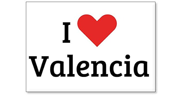 Mundus Souvenirs - Amo Valencia, Imán para Nevera (diseño 3 ...