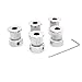 Witbot Aluminum GT2 Timing Belt Pulley 20Teeth bore 6.35mm for RepRap 3D Printer(Pack of 5pcs)