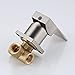 KES Wall Mount Bathroom Faucet Waterfall Lavatory Sink Faucet Single Handle Lead-Free Brass Body and Stainless Steel Extra Wide Fallingwater Spout Brushed Nickel, LN3200-BN
