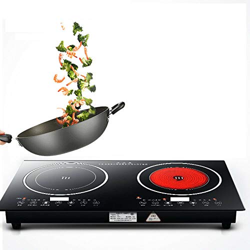 Double Induction Cooktop Portable 110V Electric 2 Digital Dual