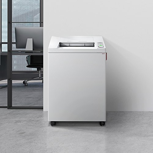 ideal-3804-Continuous-Operation-Cross-Cut-Centralized-Office-PaperCDDVD-Shredder-44-Gal-Bin-1-HP-Motor