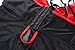 JuicyRose Unwrap Me Babydoll Red Bow Lingerie Set Sleepwear Plus Size (2XL, Black)