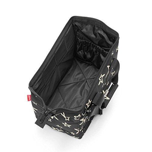 reisenthel Allrounder M Medium Weekender Bag, Versatile 6-Pocket Padded Duffel, Stars - Thumbnail 2
