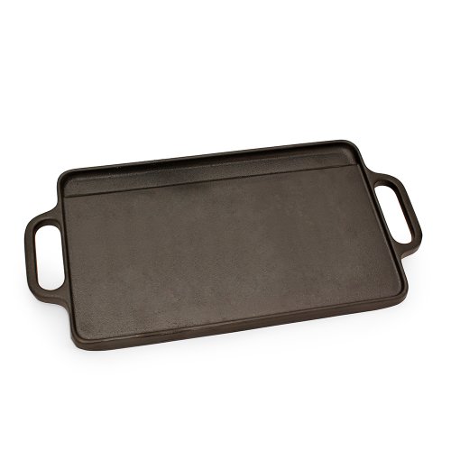 Victoria 13by8.25Inch Rectangular CastIron Griddle, Preseasoned