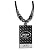 NFL Officially Licensed Gridiron Diamond Plate Rope Necklace