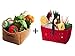 Ikea Duktig 14-Piece Children's Vegetables Set and Shopping Basket