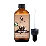 Cavin Schon Undiluted Clove Essential Oil 100% Pure, Natural, Premium, Therapeutic & Pharmaceutical Grade, 4 fl. oz.