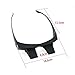 Enshey Horizontal Lazy Glasses High Definition Prism Periscope Eyeglasses Spectacles universal myopia or Presbyopia Usable Lie Down for Reading and Watching TV in bed Unisex