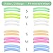 24 Pieces Eyelash Perming Pads Silicone Eyelash Perm Lift Pads Eyelash Perming Curler for Eyelash Lifting, S/M/L
