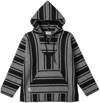 Amazon.com: Generic Mexican Baja Hoodie Sweatshirt Pullover Jerga