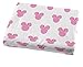 Jay Franco Kids Sheet Set with Fitted, Flat Sheets & Pillow Cover - Ultra-Soft Bedding with Pillowcase for Room Decor, White - Minnie Mouse, 3 Piece Twin