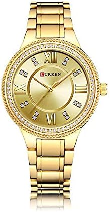 Curren 9004 Quartz Movement Round Dial Stainless Steel Strap