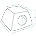 2-in-1 Cat Bed and Cave - with Plush Lining by Best Pet Supplies, Medium, Grey