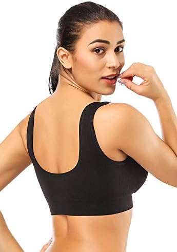 Marielleยฎ 4 Pack Bra - The Ultimate Seamless Wireless Comfort Bra Bralette Plus Size. Premium Quality *Prime Returns* - Guaranteed Best S-4XL