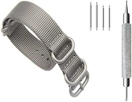 NANHUA Watch Bands NATO Premium Ballistic Nylon Watch Strap Stainless Steel Buckle 18mm 20mm 22mm