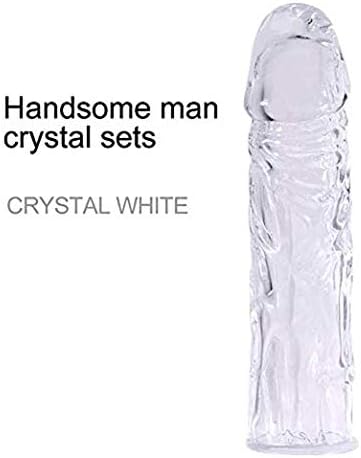 AHDAHD Transparent Soft Lock Sleeve Ring for Men Waterproof