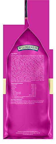 BLUE BUFFALO WILDERNESS HIGH PROTEIN, NATURAL ADULT SMALL BREED DRY DOG FOOD, CHICKEN 11-LB