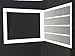 HVAC Premium 20 x 25 Duct Opening Steel Return Air Filter Grille, for 1-inch Filter, Removable Door, Flat Stamped HVAC Vent Cover Grille, Outer Dimensions 22.5 x 27.5
