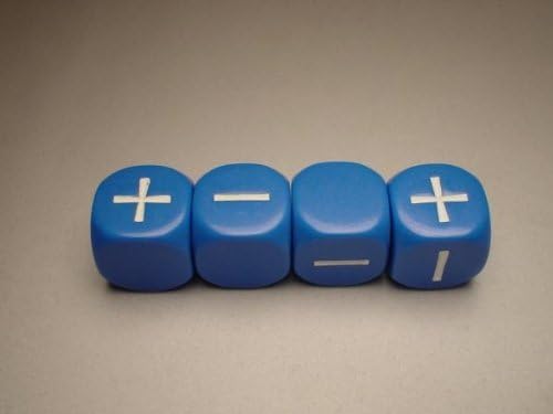 Fudge Dice Blue (4)