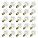 Sival G405E12CL G40 Candelabra Screw Base Clear 25 Pack Light Bulbs