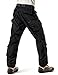 CQR Men's Tactical Combat Cargo Pants, Water Resistant Ripstop, Military Outdoor Hiking Work Apparel, Inspired Assault Cargo Pants Black, Medium