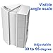 KIMILAR Upgrade No Drill Adhesive Video Doorbell Mount Compatible with Ring/Blink/Google Wireless Video Doorbell, Anti-Theft Mounting Bracket Accessories for Home Rentals Office Room