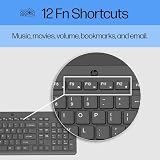 HP 150 Wired Mouse and Keyboard Combo 1600 DPI USB-A Eronomic Quiet view 12