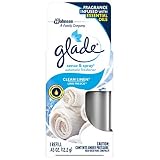 Glade Automatic Spray Refill Clean Linen, Fits in Holder For Up to 60 Days of Freshness, 6.2 oz, 1 Refill